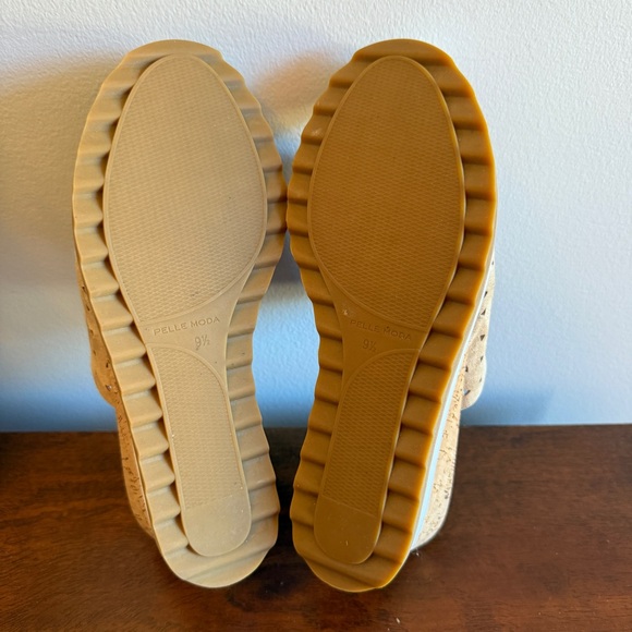 Pelle Moda Meg Platform Wedge Sandal in Tan – Women’s Size 9.5 - Picture 5 of 6
